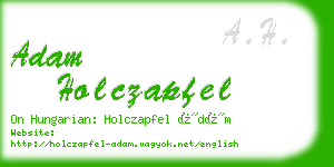 adam holczapfel business card